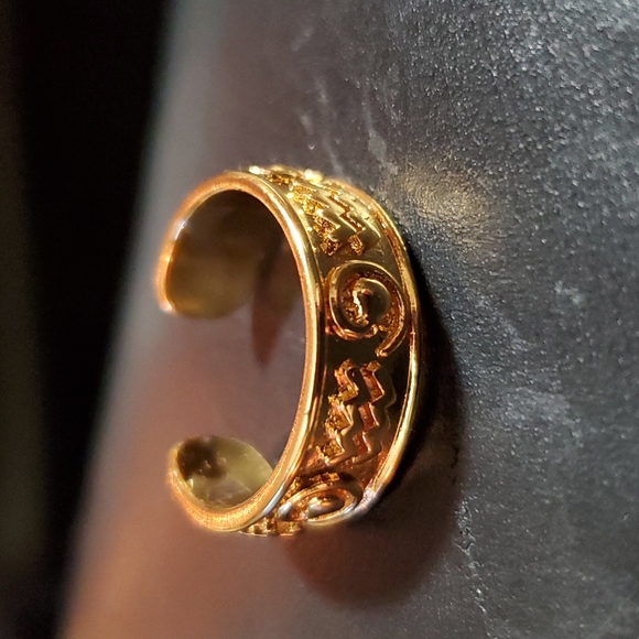 💙 4/$20  Faith Heart Gold Plated  Ring - Picture 3 of 5